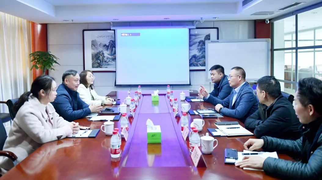 江苏秦烯新材料有限公司来我司考察交流